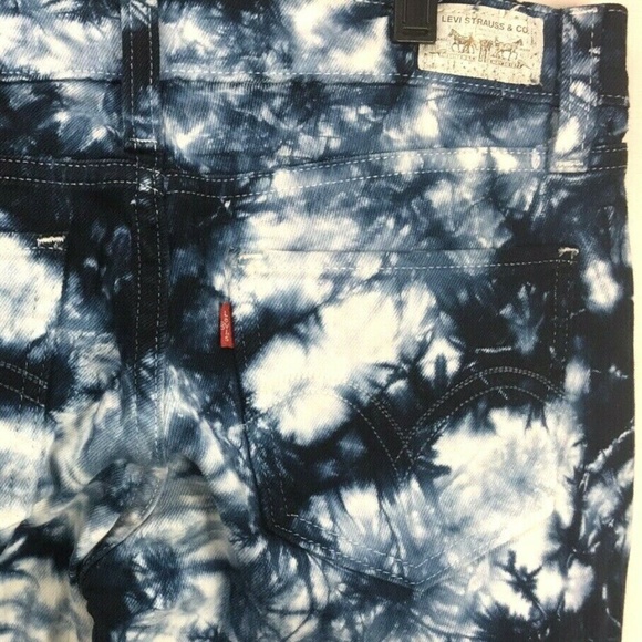 Levi's 524 Too Superlow Tie Dye Jeans sz 7 EUC - Picture 5 of 8